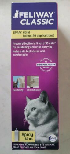 Feliway Classic Spray : 60 ml for Scratching and Urine Spraying