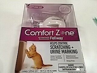 Comfort Zone with Feliway Diffuser Kit 48 ml | 30 Day Supply | Calming for Cats