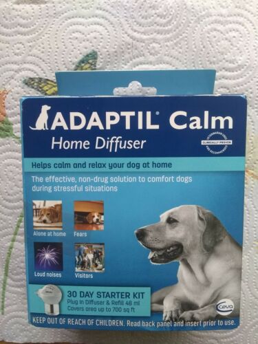 (1)CEVA ADAPTIL Calm DIFFUSER for DOGS 30 Day Starter Kit Exp. 10/2020 NEW