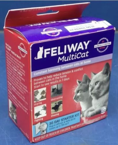 Feliway MultiCat 30 Day Starter Kit for Cats - Plug-In Diffuser & Refill 48 ml