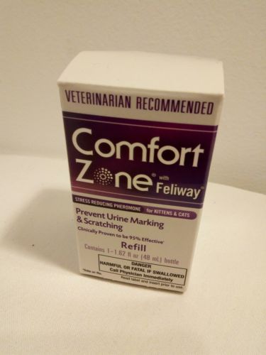 Comfort Zone Feliway Diffuser Refill, 650 Sq Ft Range Drug Free, Cat Odorless