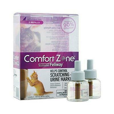 Comfort Zone Feliway Diffuser Refill, 2 Pack, For Cat Calming.