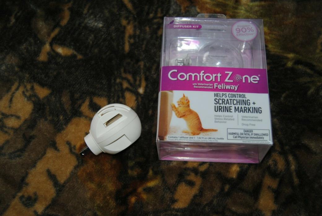 Comfort Zone cat calmer plug-in pheromone diffuser, no plugin included