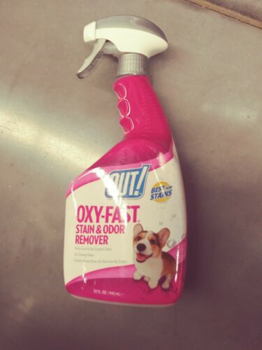 Out! Oxy-Fast Pet Stain/Odor Remover, US 32oz Safe Pet Fragrance-Free For Carpet