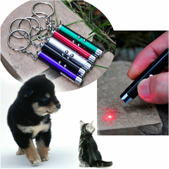 Pet Laser Pointer Cat Catch the LED Light Interactive Exercise Toys New USA SLR