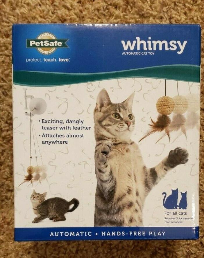 FACTORY SEALED PETSAFE WHIMSEY - AUTOMATIC - HANDS FREE PLAY