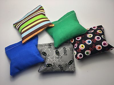 Crinkle Pillows with Catnip LOT OF 5 - BOY SELECTION Cat Kitten Toy Kicker