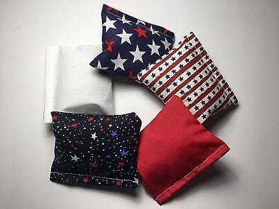 Crinkle Pillows with Catnip LOT OF 5 - JULY 4th USA Cat Kitten Toy Crunch Kicker
