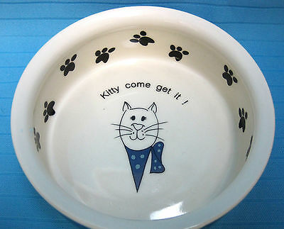 Cat Kitty World Market Feeding Dish Bowl 5