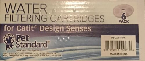 2 Boxes Catit Design Senses & Flower Fountains Filters Pack of 12 Pet Standard