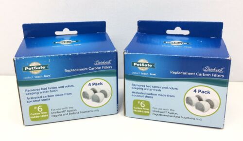 Drinkwell Water Filters PetSafe Avalon Pagoda Fountains, LOT 2 Boxes New