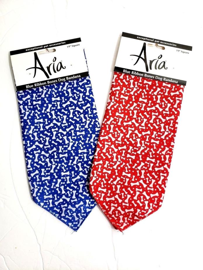 Aria Dog  Bandana - RIBBON BONE BANDANA - Pet Bandana Dog Scarf  19