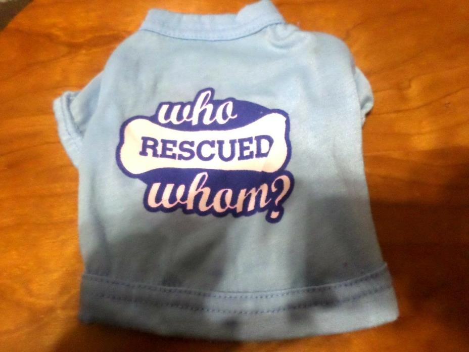 dog rescue shirt size xxs