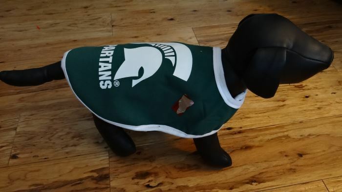 Michigan State Spartans Dog Coat Small Size