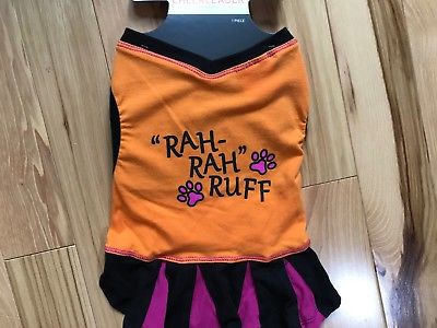 NWT CHEERLEADER  Pet Tee Costume Sz Small HALLOWEEN