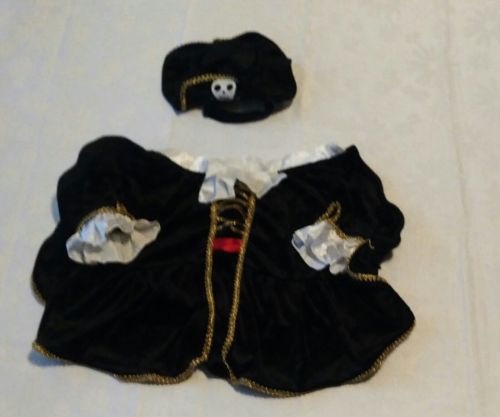 Halloween Pirated Pet Costume Fashion Dog Dress Up Velvet Clothes Scull Ruffle