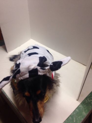 COW HALLOWEEN COSTUME for Pet Dog NEW Sm, Med