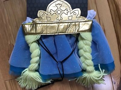 NWT 2 PC PRINCESS Pet Costume Sz L/XL Headpiece with Crown & Skirt