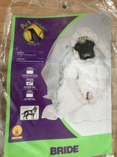 Medium Size Dog Bride Costume