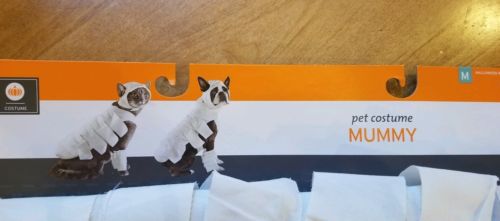 New Mummy Pet Costume Cat Dog Size Medium
