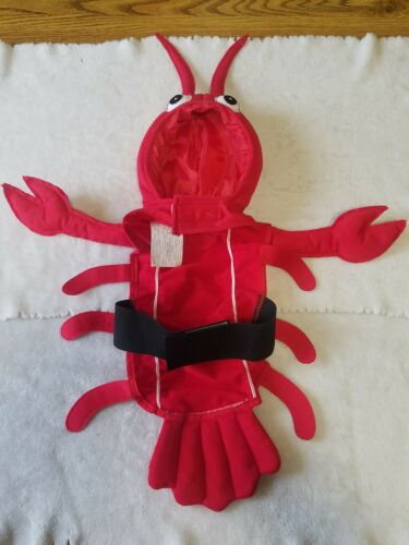 Lobster Dog Costume size medium M redOutfit