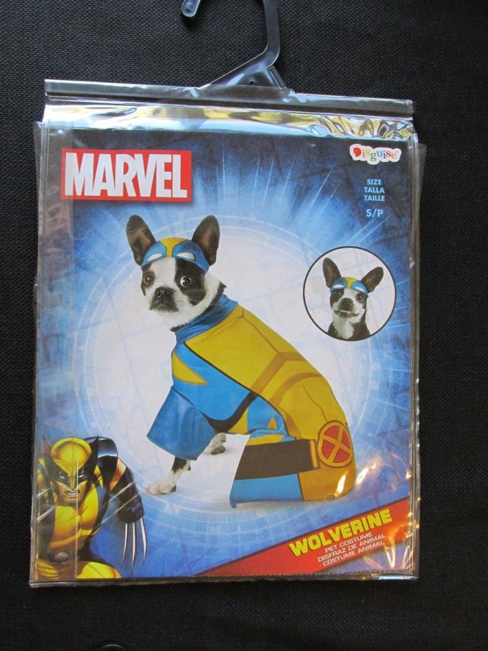 Marvel Wolverine Pet Dog Costume Size S by Disguise Superhero Halloween Dress Up