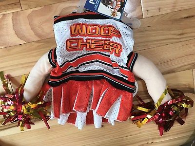 NWT Dog CHEERLEADER Costume Sz Large DOG HALLOWEEN