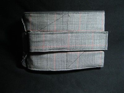 ULTIMATE DOG K-9 Belly Bands Diapers Wrap B/W/Red Plaid M 19-23 x 6