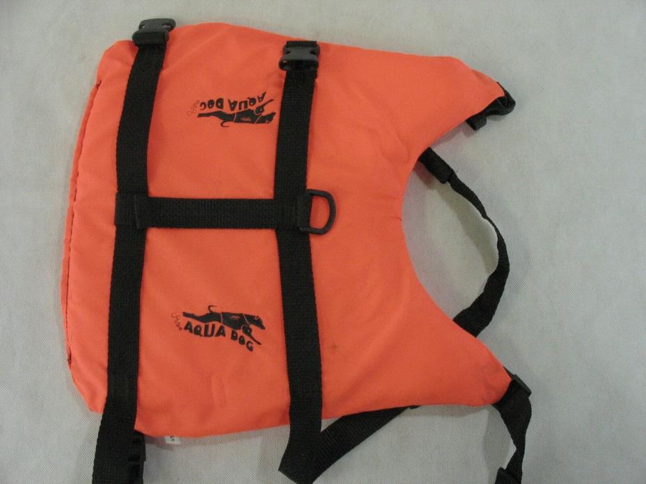 Dog Life vest Aqua dog Orange Size Small