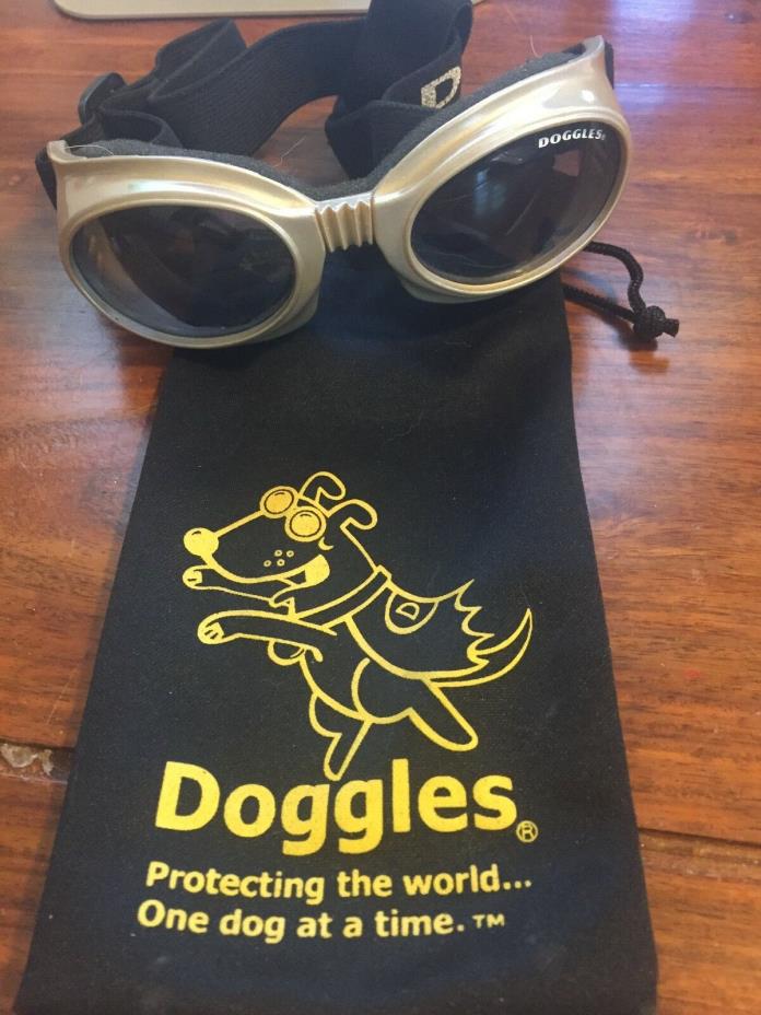 Doggles Originalz Chrome Frame / Smoke Lens sz Large