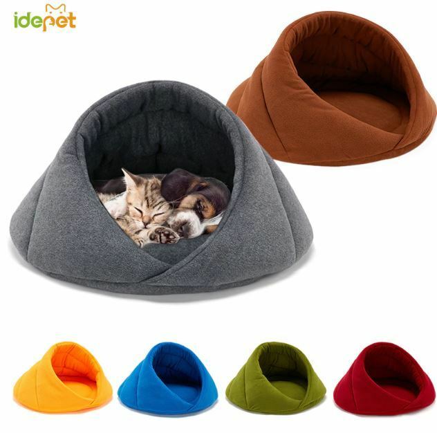 Winter Warm Dog Bed Pet Dog House Soft Suitable Fleece Cat Dog Bed House for Dog