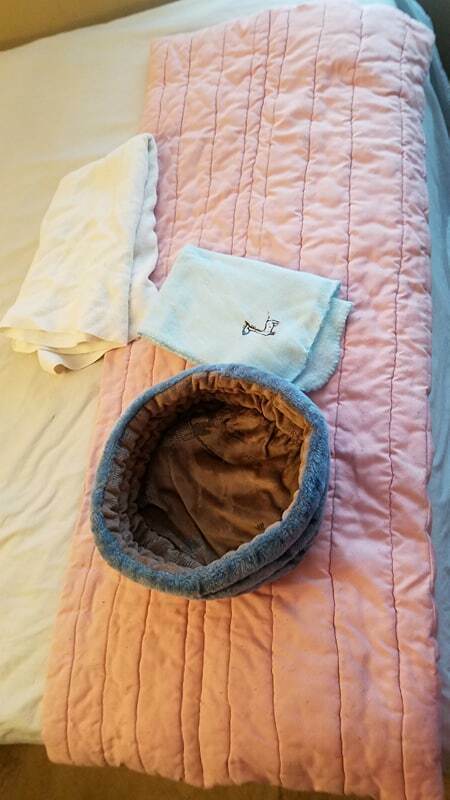 Dog Bed Puppy Small Dog REVERSIBLE Fuzzy Donut Dog Bed Warm Soft Durable Wash