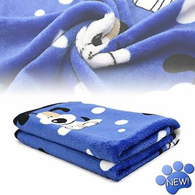 Kiwitat Super Soft Puppy Dog Cat Blanket Premium Flannel Kitten Sleep Bed Cover