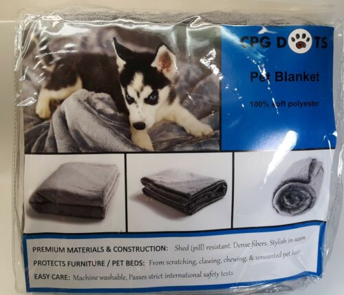 Dog Blanket, Soft Fleece Blanket for Pets, 45