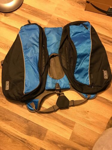 Outward Hound Dog Backpack Saddle Bags Size Large Blue