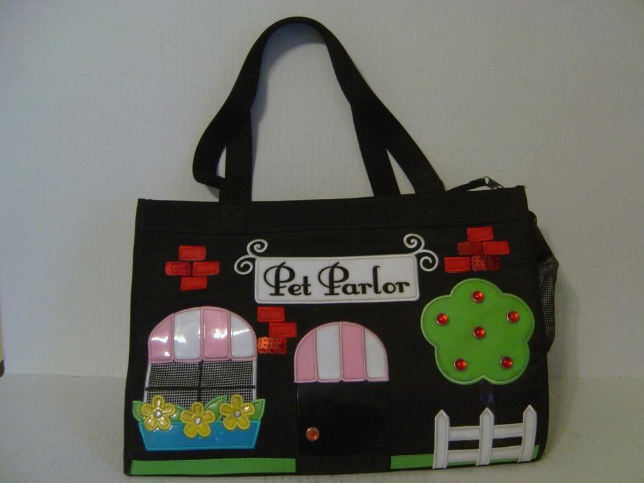 PET PARLOR CUTE CARRYING CASE OR TOTE FOR SMALL PET NEVER USED