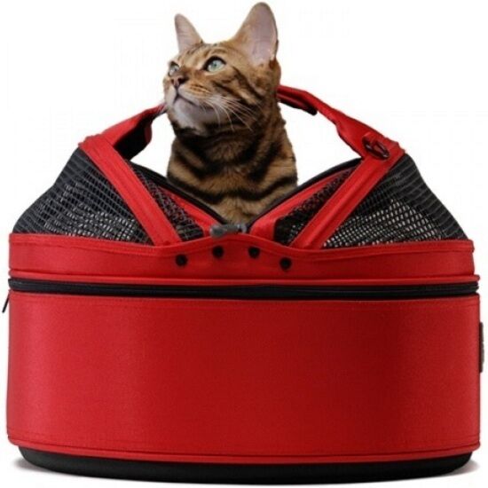 NEW Sleepypod Medium Pet Bed Dog or Cat Traveler Carrier STRAWBERRY RED