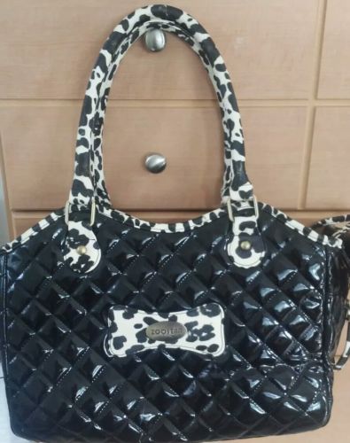 Cutest Ever Faux Animal Print Small Dog Carrier Bag with Handles/ Purse Tote