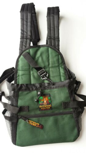 Outward Hound PET GEAR SMALL DOG PUPPY CAT CARRIER BACKPACK BAG TOTE Green