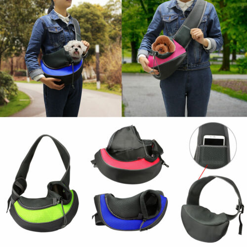 US Portable Pet Dog Cat Puppy Carrier Travel Tote Shoulder Sling Transport Bag