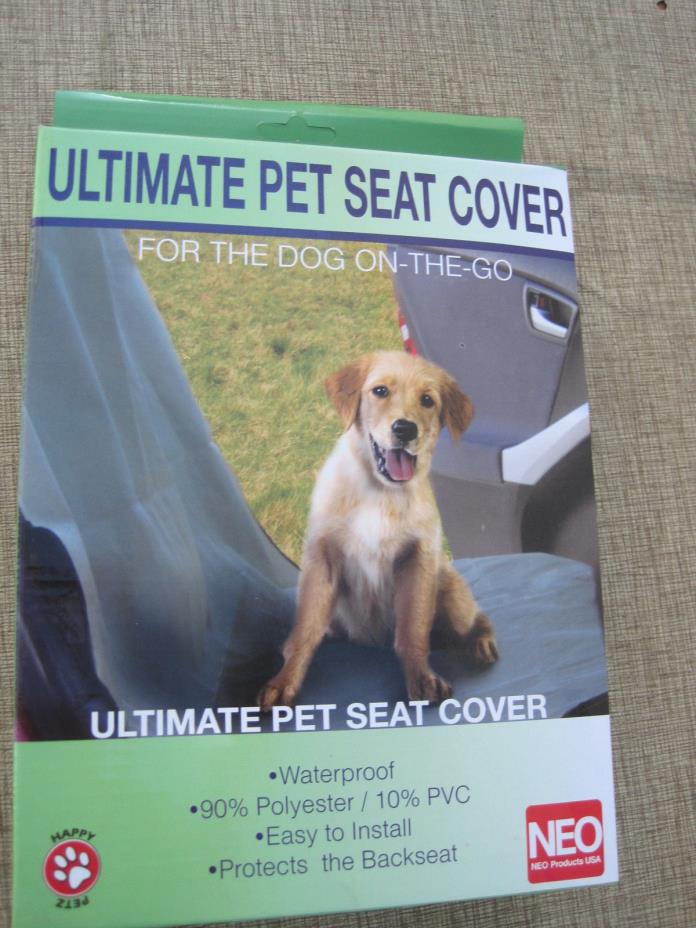 Ultimate Pet Car Seat Cover Neo Products. Waterproof. Dog travel protector back