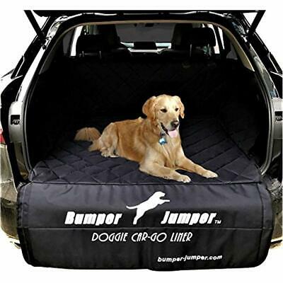 Bumper Jumper" Deluxe Doggie SUV Cargo Trunk Liner Cover, DEEP Plush Water