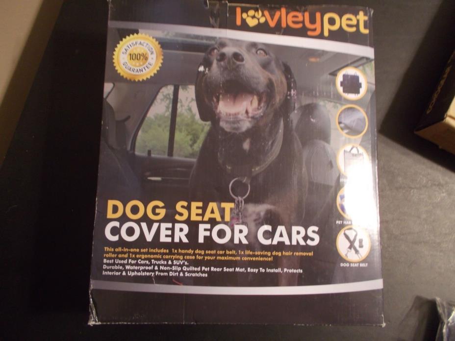 LOVELY PET HAMMOCK DOG CAR SEAT COVER - NEW