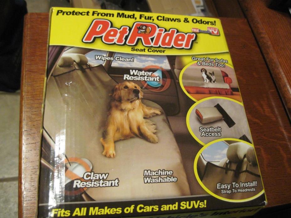 Pet Rider Seat Cover All Types of Cars-Sofas-Beds -Machine Washable-Easy Install