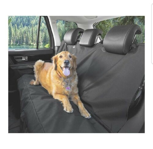 BarksBar Original Funda para asiento de coches para mascotas. Hamaca negra,...