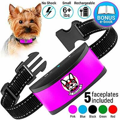 Small Dog Bark Collar Rechargeable - Anti Barking For Dogs Smallest Most Humane