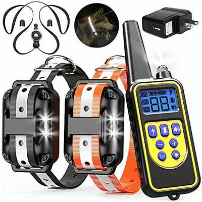 Dog Training Collars Collar, 2600ft Rechargeable Shock For Dogs Waterproof With