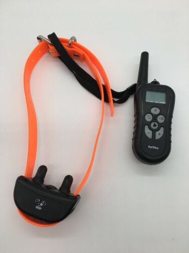 PetSpy Remote Dog Training Shock Collar for Dogs with Beep & Vibration C4