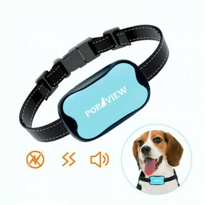 Dog Anti Bark Large Collar 7 Adjustable Levels Sound & Vibration Stops Barking