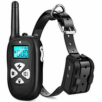 Tebaba Dog Training Collar 1000ft Remote 2018 Upgraded Shock Rechargeable &